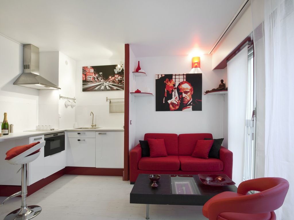 Studio apartment of 27 sq m modern
