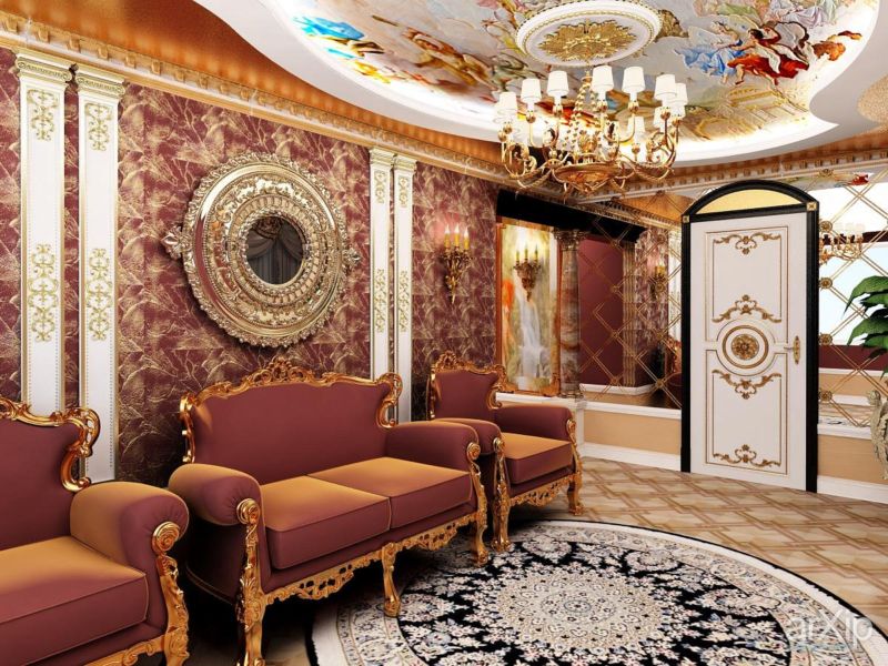 baroka stila dīvāns