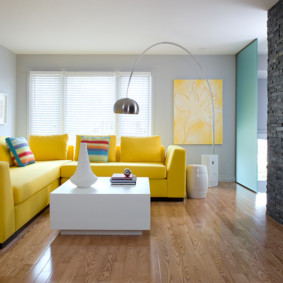 דירה בצבעים בהירים ורעיונות לסגנון מודרני