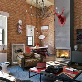 loft in het interieur