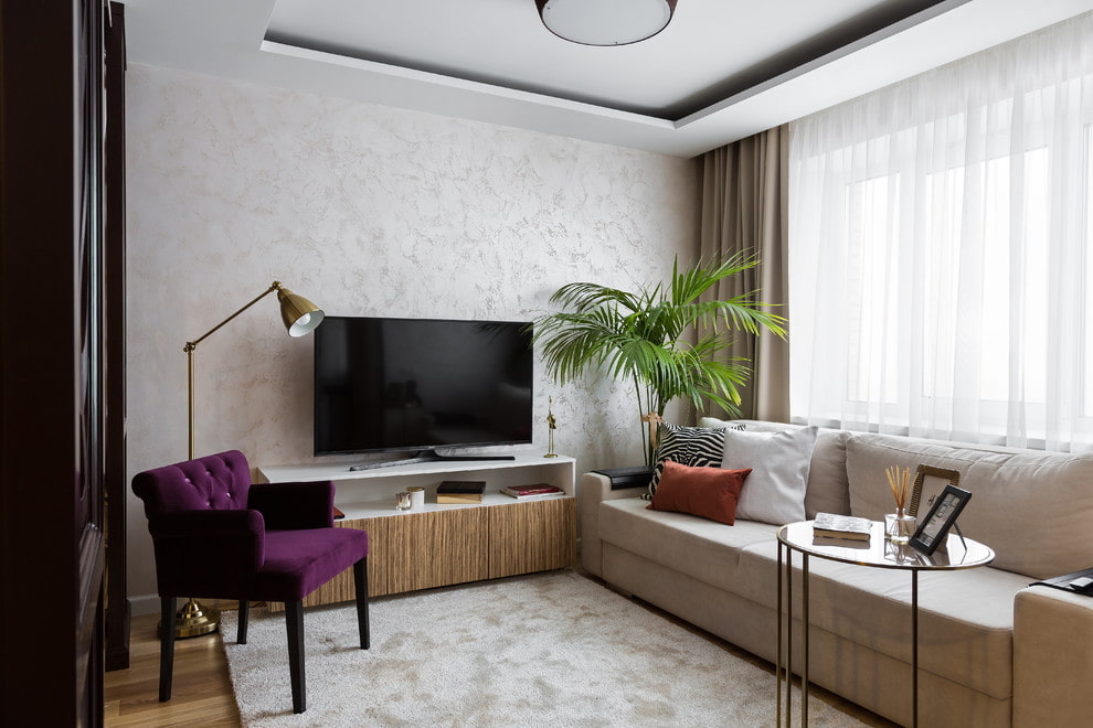 Furniture compact living room odnushka