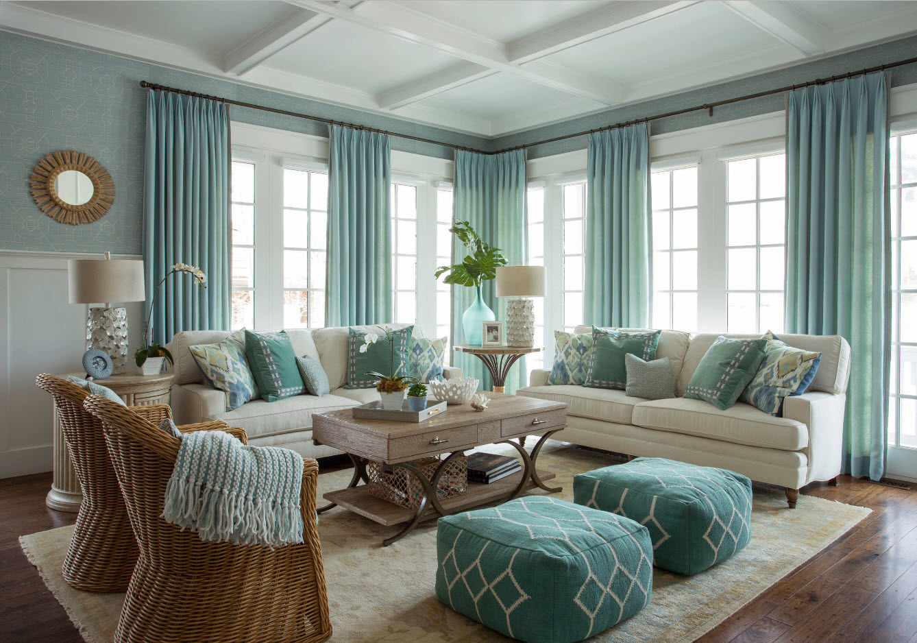 mint woonkamer interieur