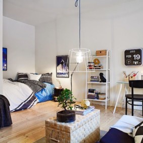 Studio-Apartment 30 qm Innenraum Ideen