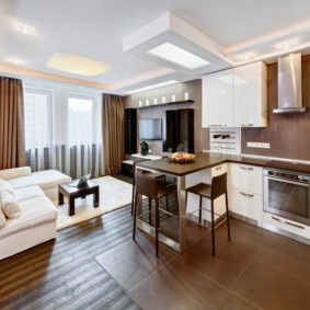פריסת דירות 3 חדרים עם נוף רעיונות של Brezhnevka