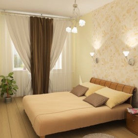 odalı bir daire düzeni Brezhnevka fikirler tasarım