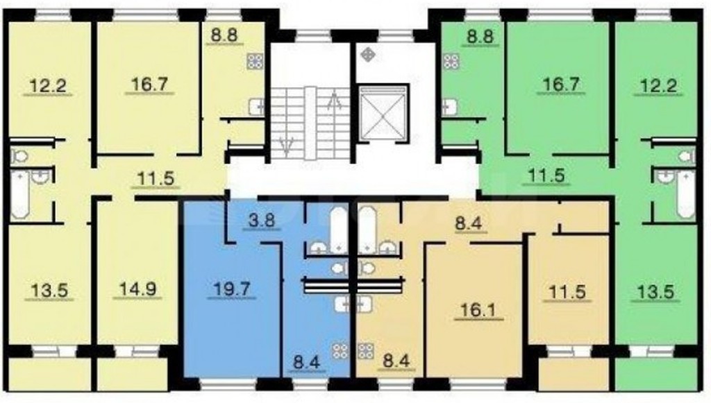 plattegrond 83-serie