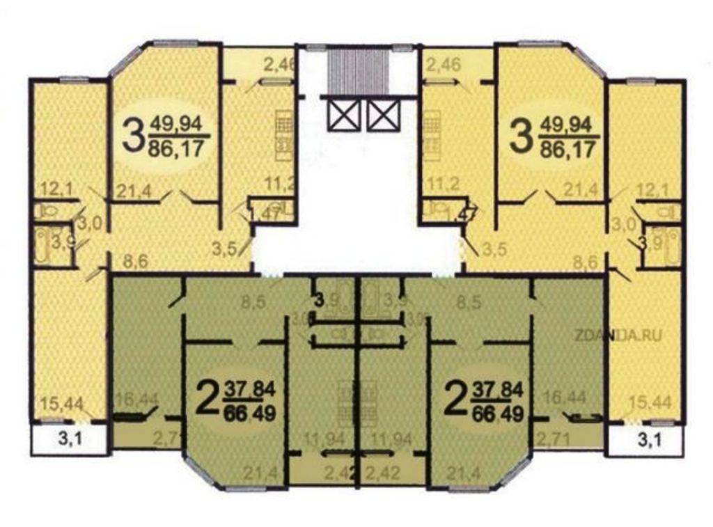 vloerindeling p55m