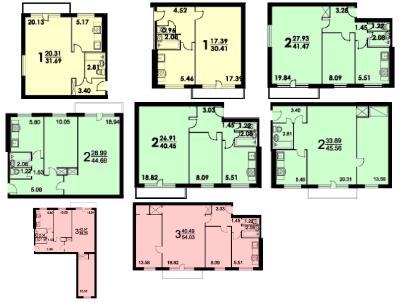 plattegrond serie 1-515