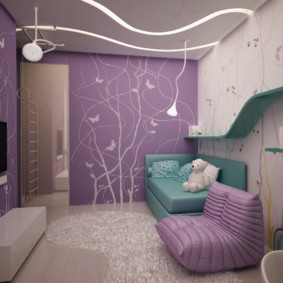 tizenéves lány szoba design fénykép
