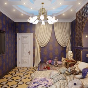 interior room sa disenyo ng mga ideya sa oriental style