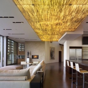 design del soffitto del soggiorno