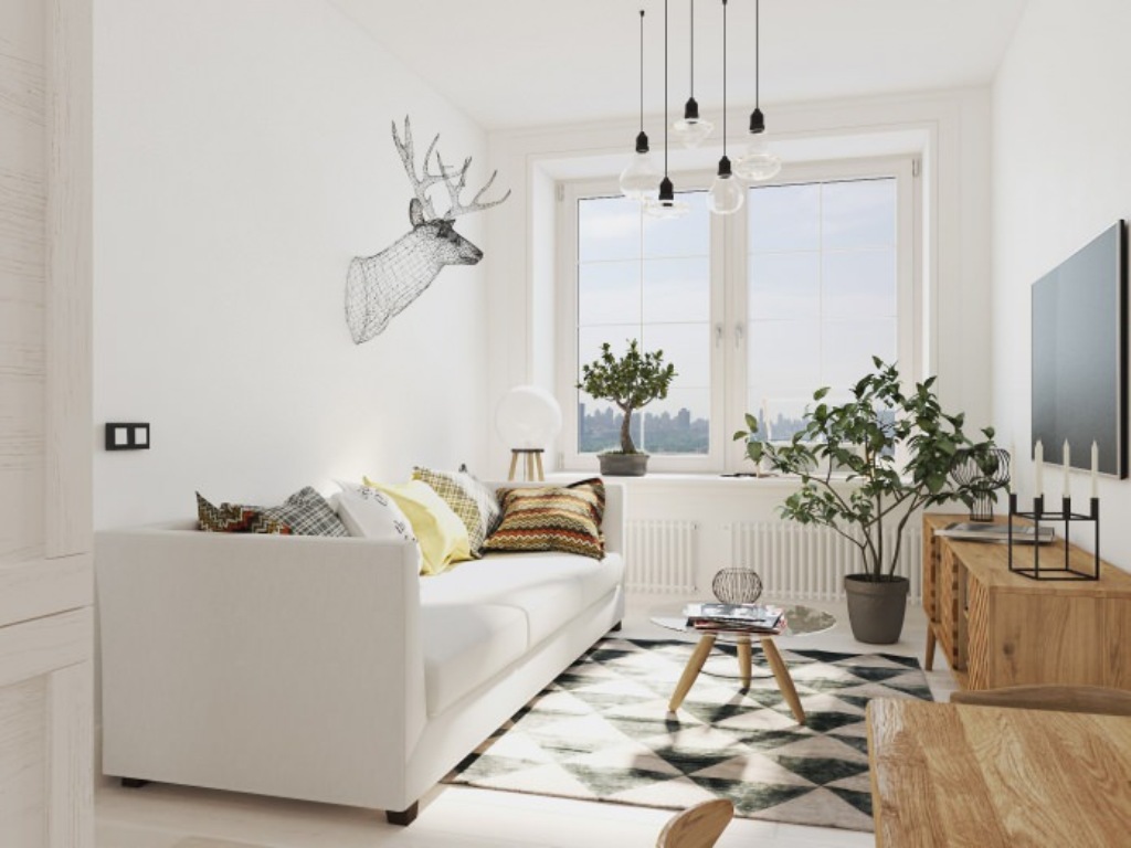 apartament în stil scandinav