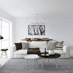 Scandinavische stijl in het interieur