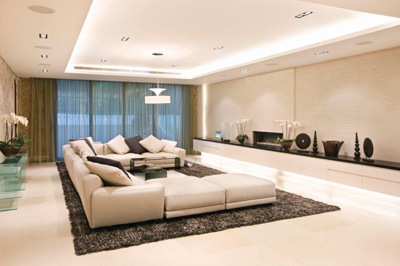 modern style living room photo