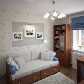 bedroom with sofa interior design ideas