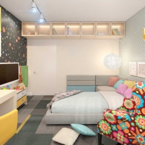 bilik tidur dengan idea sofa