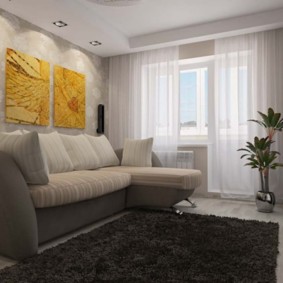 bedroom with sofa photo views