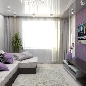 bedroom with sofa design photo