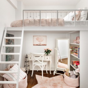 dormitor pentru o fată design de fotografie