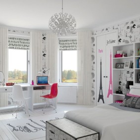 ložnice pro nápady dívka design