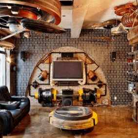 steampunk in het interieur