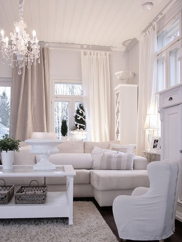 Fehér falú nappali világítás