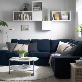 corner sofa in the living room decor ideas