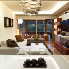 narrow living room in apartment design ideas