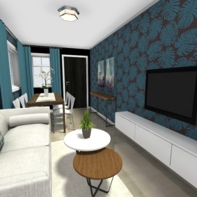 šaura dzīvojamā istaba dzīvokļa idejām
