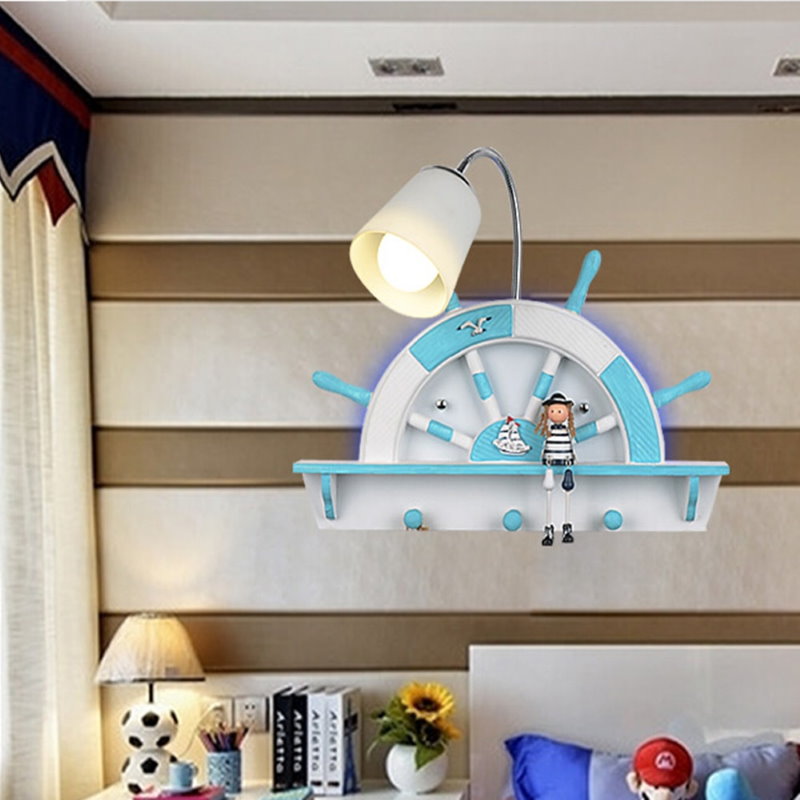 Sconce for a marine-style children's room