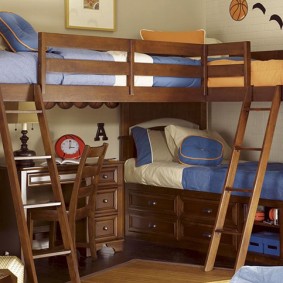 Quality MDF bunk bed