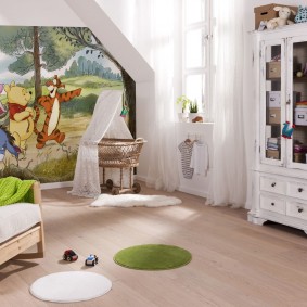 Armoire blanche pour jouets pour enfants