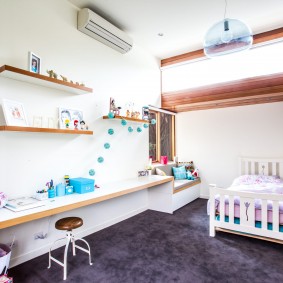 Natural lighting for a nursery in a private house