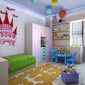 Design of a nursery for a preschool child