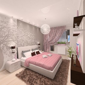Design a bedroom for a teenage girl