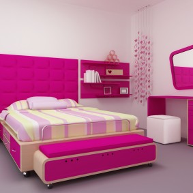 Modern furniture in a children's bedroom