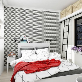 Maza guļamistaba modernā dzīvoklī