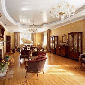 Vardagsrumsmöbler i klassisk stil