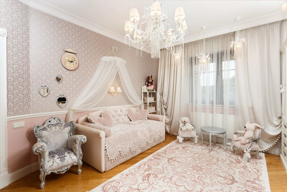 Éclairage de chambre d'enfant de style classique