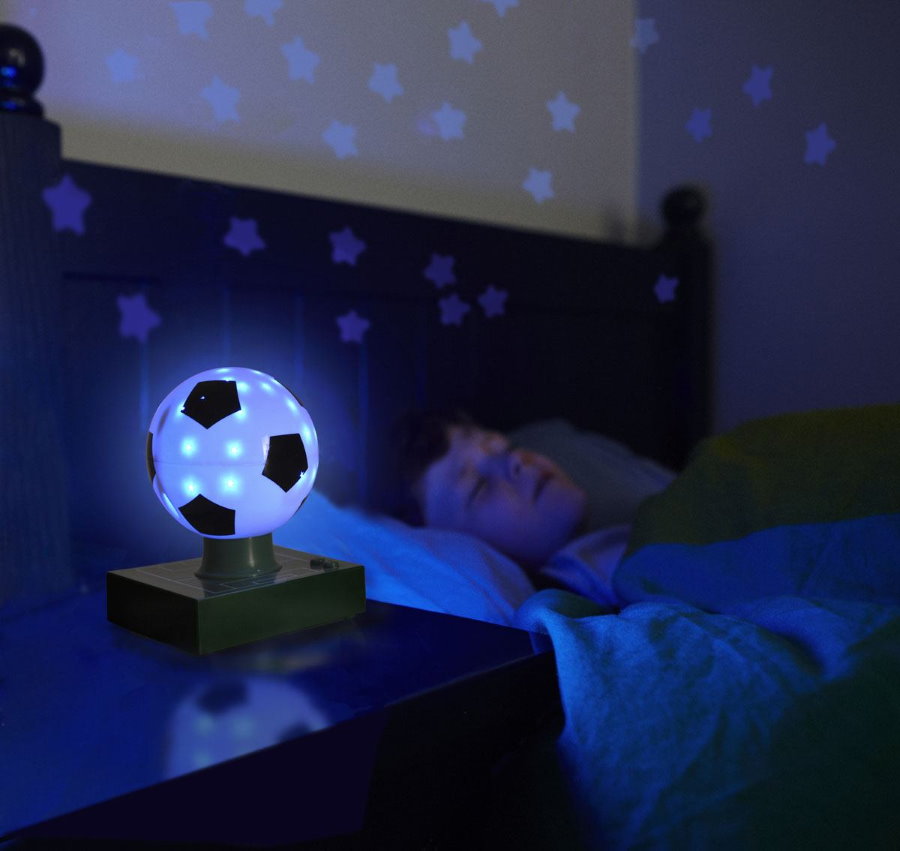 Çocuk futbol topu gece lambası