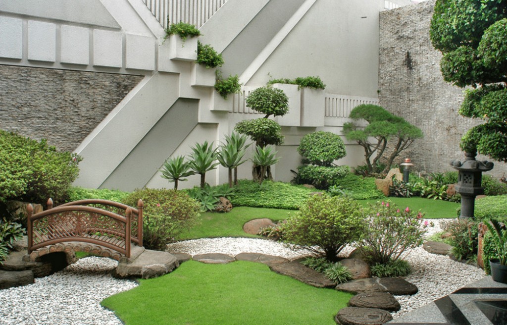 Beş dönüm üzerinde Japon tarzı bahçe