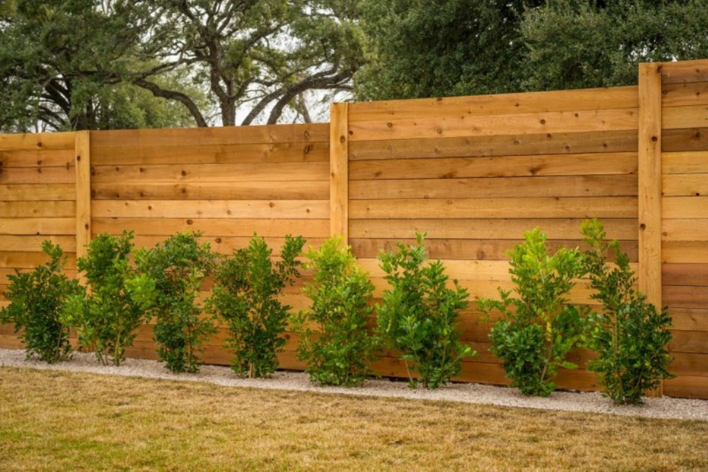 wooden fence