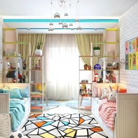 ontwerpproject van een moderne kinderkamer