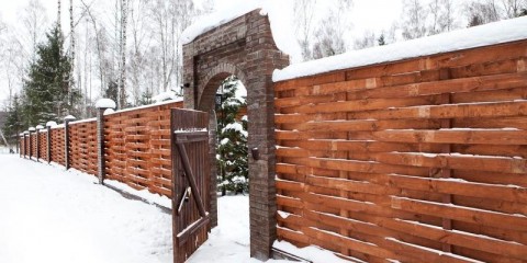 fence for a private house