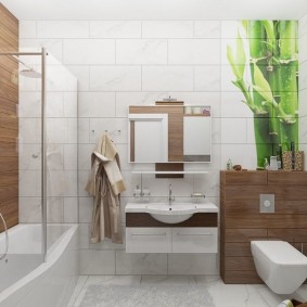 Badezimmer 2019 mit Holz