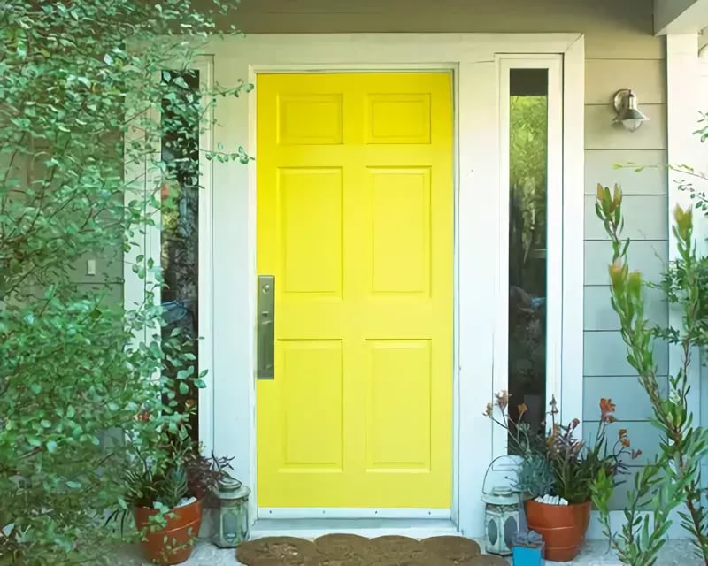 idee di design porta d'ingresso in legno