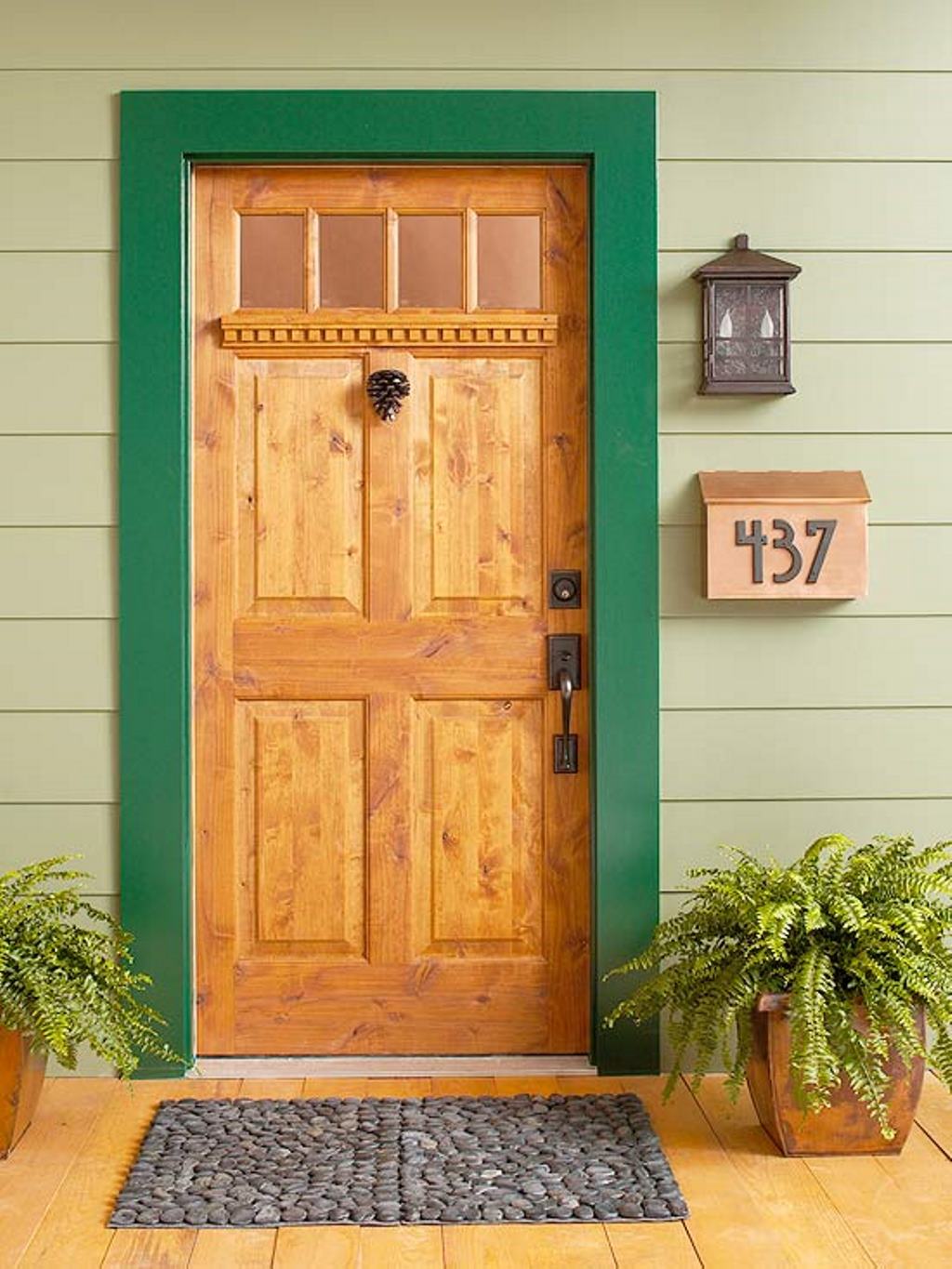 drvena vrata s jednim ulazom