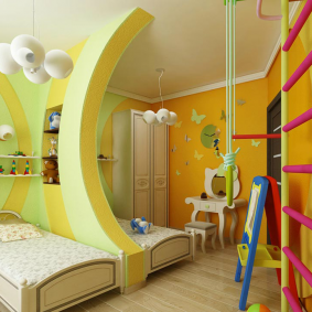 kinderkamer 14 m² ideeën