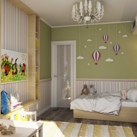 kinderkamer 14 m² foto-ideeën