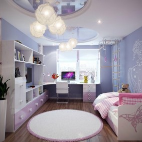 kinderkamer 14 m² foto-opties